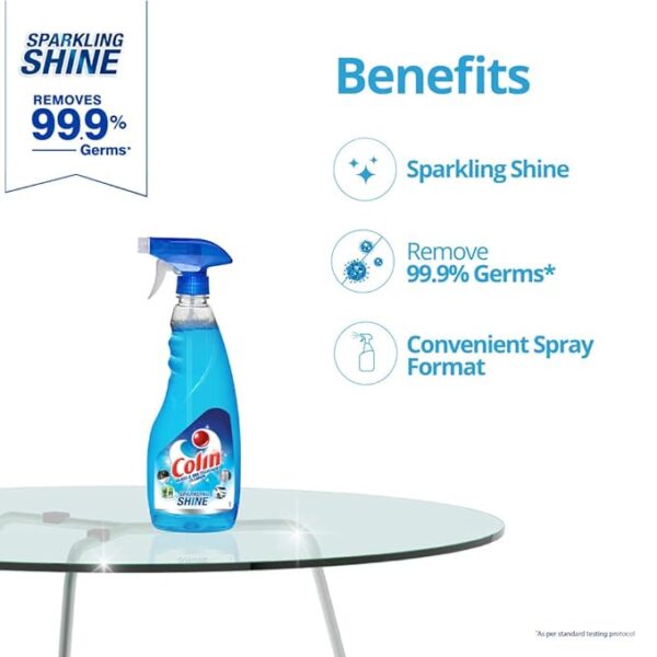 Colin Glass Cleaner Spray - 250.0 ml (Pack of 2) - Image 2