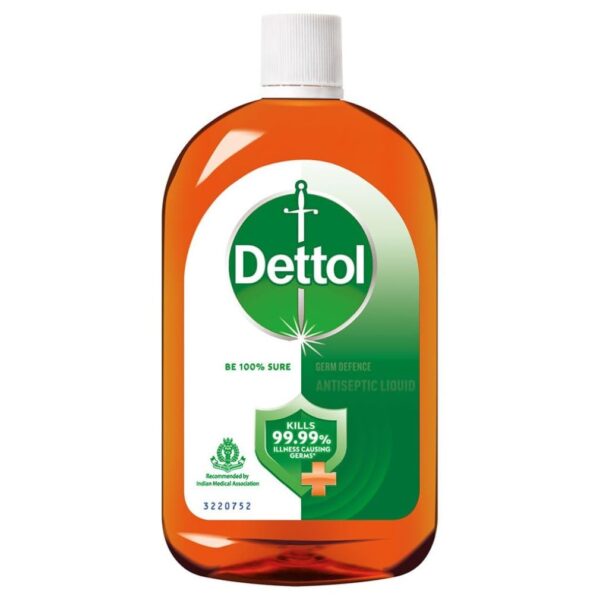 Dettol Antiseptic Liquid for First Aid , Surface Disinfection and Personal Hygiene , 60ml net