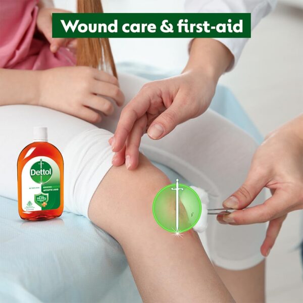 Dettol Antiseptic Liquid for First Aid , Surface Disinfection and Personal Hygiene , 60ml net - Image 4