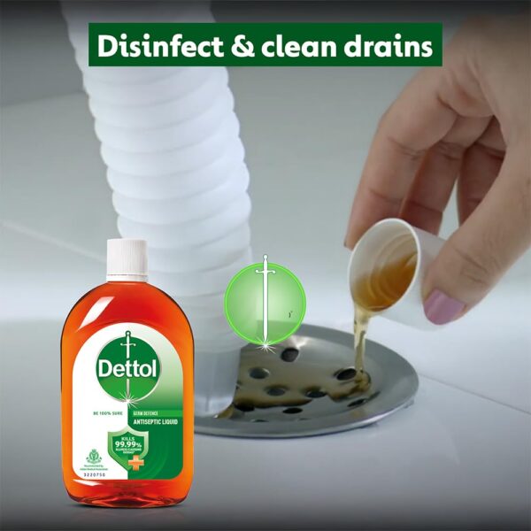 Dettol Antiseptic Liquid for First Aid , Surface Disinfection and Personal Hygiene , 60ml net - Image 6