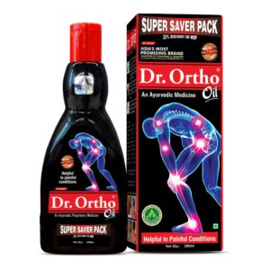 Dr.Ortho Ayurvedic Pain Relief Oil for Joints Pain, Knee & Back Pain 60ml- Super Saver Pack