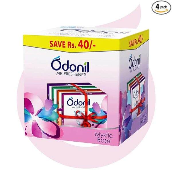 Odonil Air Freshener (Mystic Rose,Lavender Meadows,Jasmine Mist,Orchid Dew) Spray  (4 x 50 ml)