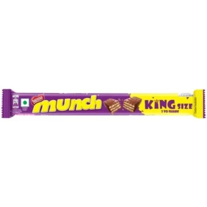 Nestle Munch King Size Chocolate Coated Wafer Bar (pack -2)