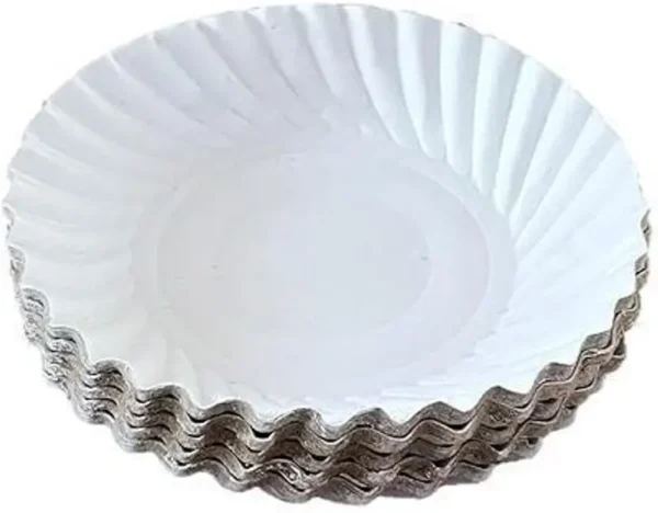 Paper Plates Super Thick Round Disposable Paper Plates 9 inch (50 pcs) - Image 2
