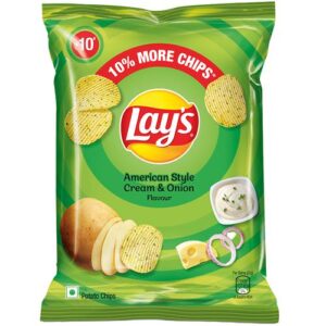 Lay's Potato Chips, American Style Cream And Onion Flavour