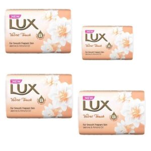 Lux Soap Velvet Touch, 100 gm, (Pack of 4)