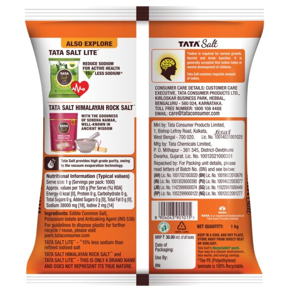 Tata Salt 1 Kg, - Image 6