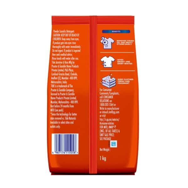 Tide Plus Detergent Washing Powder - 500 gm (Pack of 1) - Image 2