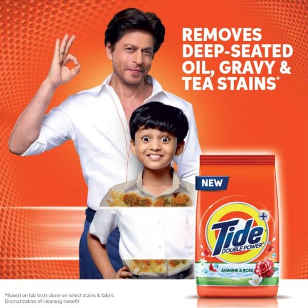Tide Plus Detergent Washing Powder - 500 gm (Pack of 1) - Image 3