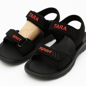 black stylish sandal