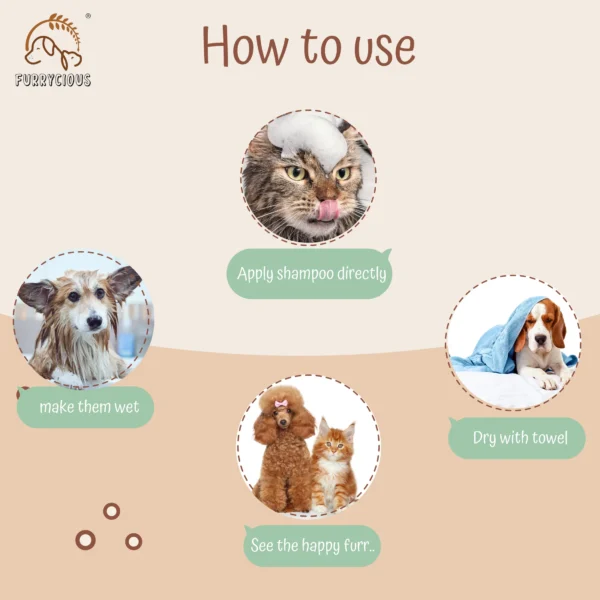Oatmeal Shampoo for dogs & cats - Image 4