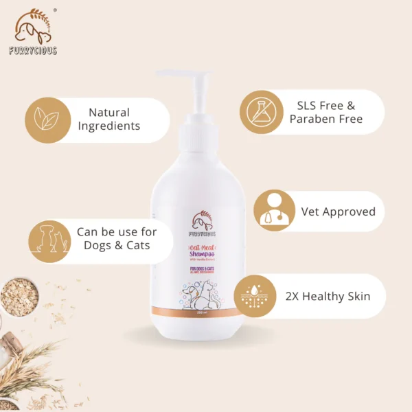 Oatmeal Shampoo for dogs & cats - Image 2