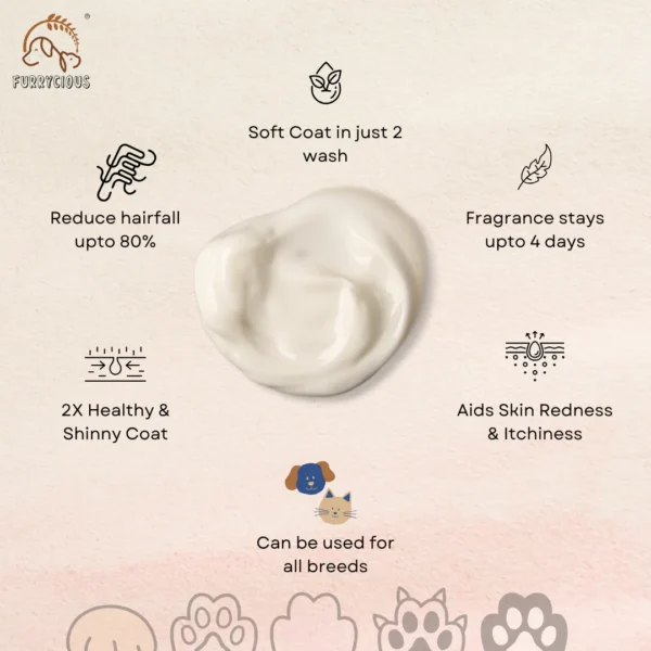 Oatmeal Shampoo for dogs & cats - Image 3