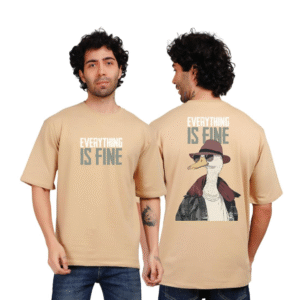 Buy fiery frost man's casual pure cotton t-shirt