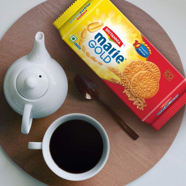 BRITANNIA Marie Gold Bakery Cookies Biscuit (250gm) - Image 2