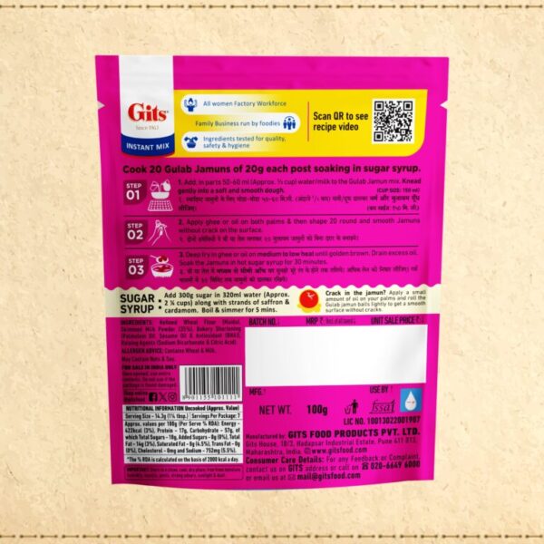 Gulab Jamun Mix (200gm) - Image 2