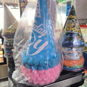 Birthday Cap Blue 1 pc