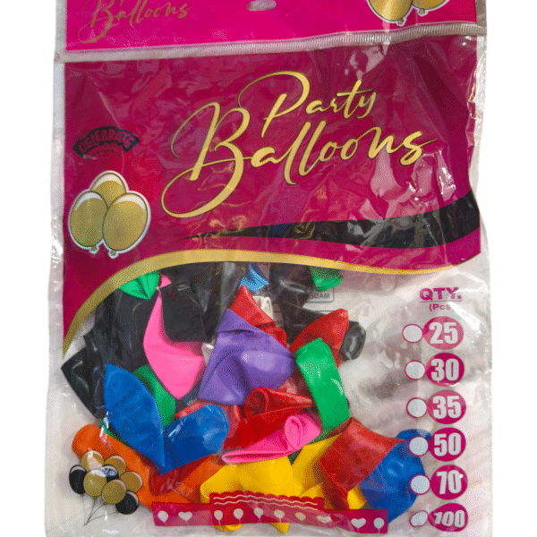 Multicolour Balloons (1 Pocket) - Image 2