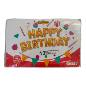 Birthday Background Golden Pac