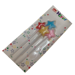 Big Stick Pink Star Cake Topper 1 pc