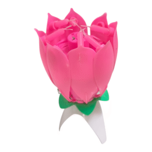 Party Fun 1pc Melody Revolving Flower Candle